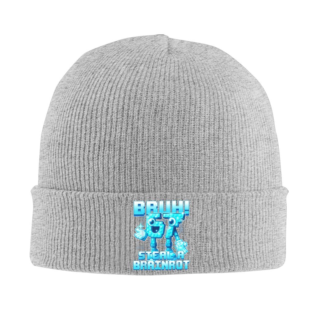 Six Seven 6-7 Funny Brainrot Meme Bonnet Hats  Beanie Hats Spring Custom Knit Hat Y2K Cool Unisex Unisex Warm Soft Cap