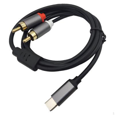 Hochwertiges Typ-C auf 2 Cinch-Kabel für ein verbessertes Audioerlebnis