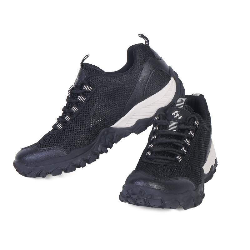 Outdoor Hiking Men Shoes Anti-slip Wear-resistant Flat Lightweight Sports Shoes Men Breathable Mesh Thick-soled Casual Shoes Men