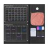 Magnetic Acrylic Dry Erase Monthly & Weekly Calendar Planner for Fridge