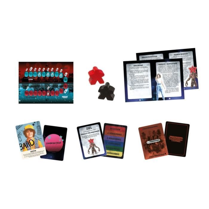 Jeu de société - ASMODEE - Stranger Things Rettet Hawkins - Déduction - Jeu familial - 14 ans - 15 min