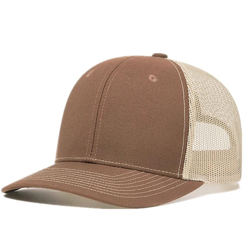 Unisex Two Tone Cap Curved Brim Style Trucker Hat Men & Women Casual Outdoor Breathable Summer Cap