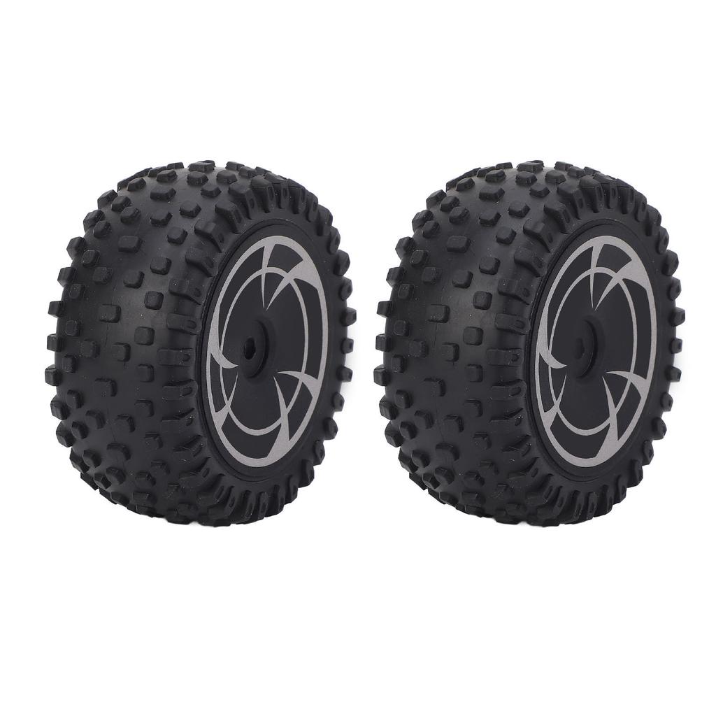 RC Car Rear Wheels Rubber Tire Tyre Plastic Hub 144016-2989 Replacement Parts Accessories