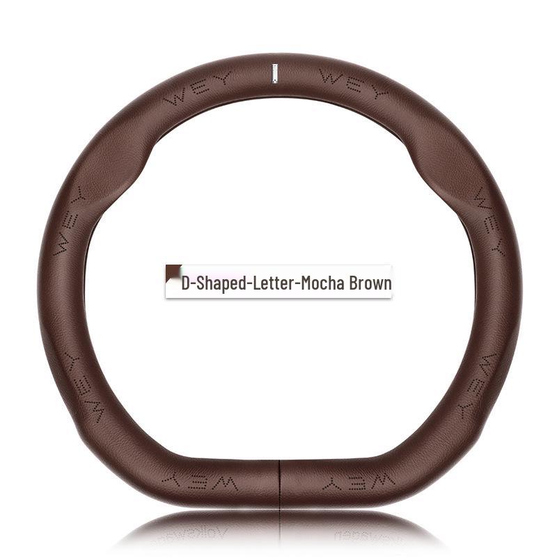 Genuine Leather Steering Wheel Cover for Great Wall WEY Mocha, VV6, VV5, VV7GT, Macchiato, Latte