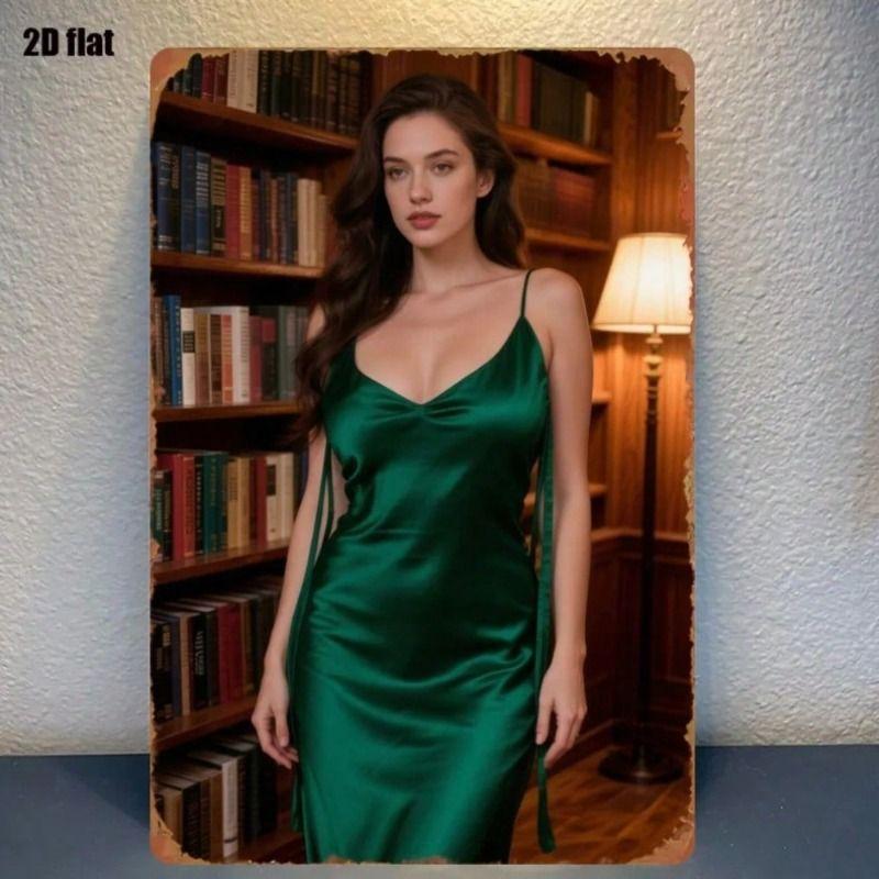 

Vintage Green Metal Poster Gamer Room Decor Retro Wall Art Sign Gift for Gamer