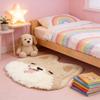 Cartoon Dog Shaped Bathroom Absorbent Mat With Non Slip Backing For Kids Room Decor