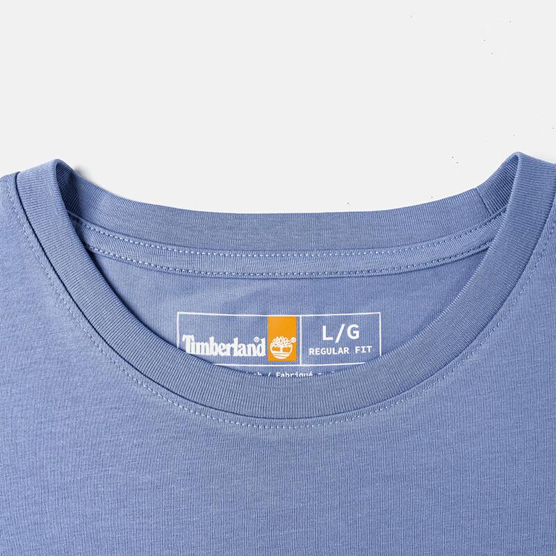 Timberland Cotton Comfortable Breathable Casual Round Neck Short Sleeve T-Shirt Unisex Tops TB0A6DKUB88