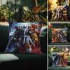 Cute Anime D-Digimon Hot Blood Comic Pillow Case Pattern Printed Pillowcase for Living Room Sofa Cushion Cover & Bedroom Decor