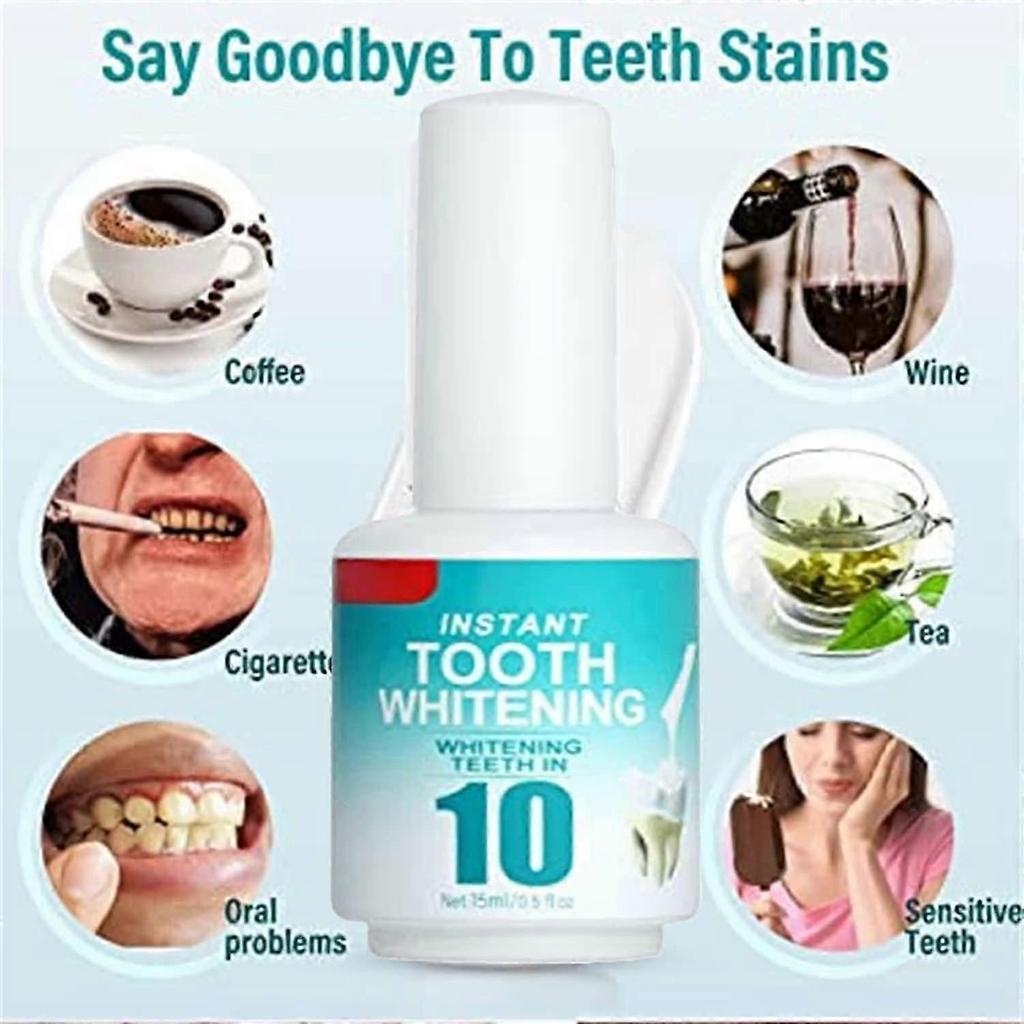 Teeth Whitening Paint, Tooth Paint,teeth Whitening Gel Tooth Polish Uptight White Instant Whitening Paint