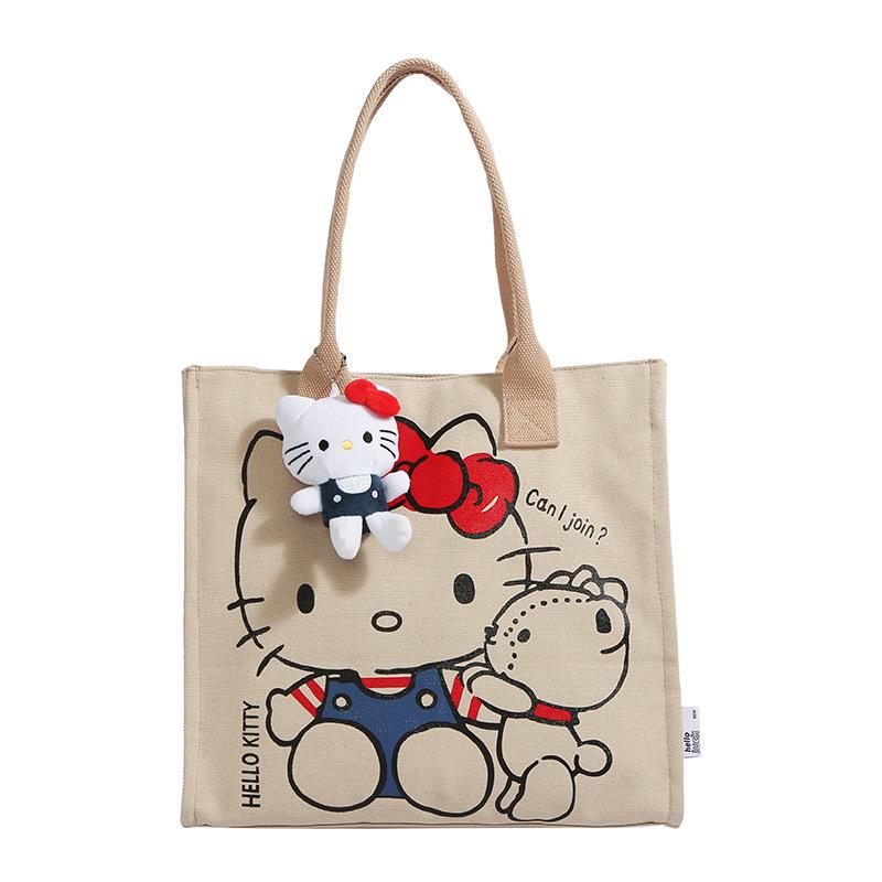 Student Tutoring Canvas Tote Bag - 2025 New Women's Large-Capacity Shoulder Bag for Commute & Versatile Use.