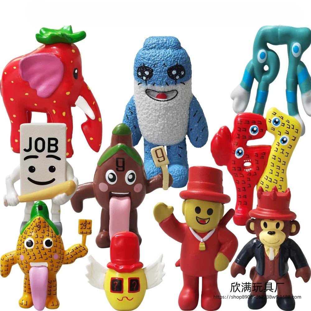 New Steal A Brainrot Figure No. 9 House No.67 Strawberry Model Collection Hot Gaming Decorated Ornaments Fan Christmas Gifts