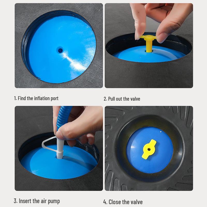 Thickened Anti-Explosion Balance Half Ball for Yoga & Sensory Training