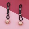 Gold Silver Female Adjustable Metal Bells Nipple Clip Chest BDSM Small Bells Adult Fetish Flirting Flirting Couple Sex