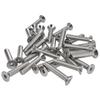 30pcs M10 Allen Socket Screws 10mm A2 Stainless Steel Countersunk Hex Bolts for Industry Fasteners