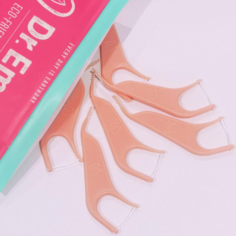 60Pcs Orthodontic Flossers For Braces - Ortho Dental Floss Picks For Adults & Kids Fits Under Arch Wire