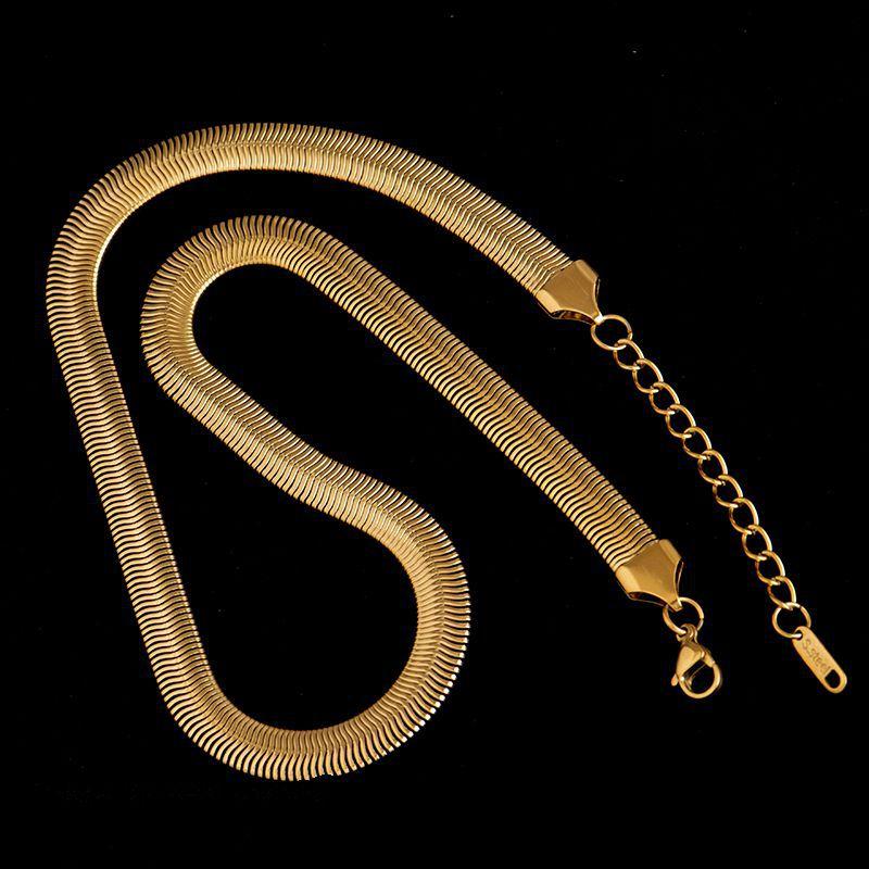 XIYANIKE 316L Edelstahl Dicke Schlangengliederkette Für Damen Punk Hip Hop 2026 Trend Party Geschenk Modeschmuck collier