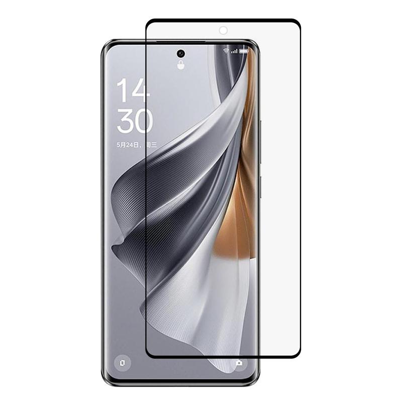 

Для Oppo Reno10 5G (Глобальний)/Reno10 (Китай) 5G Захисне скло для екрану 3D Вигнуте Бічний клей HD Прозора Плівка з повним покриттям Type A