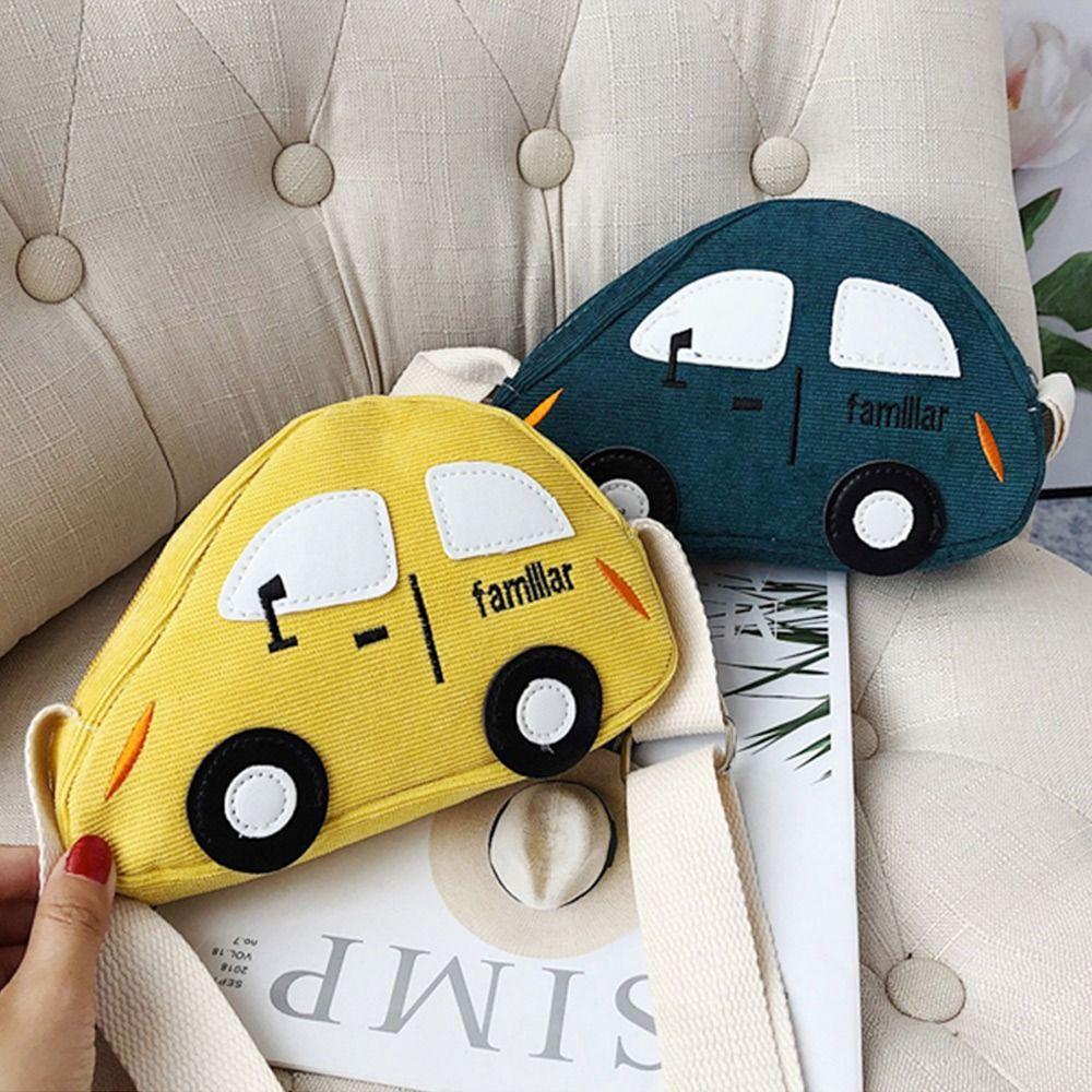 Kids 3D Diagonal Shoulder Bag Cartoon Car Bag Crossbody Bag School Bags Backpacks