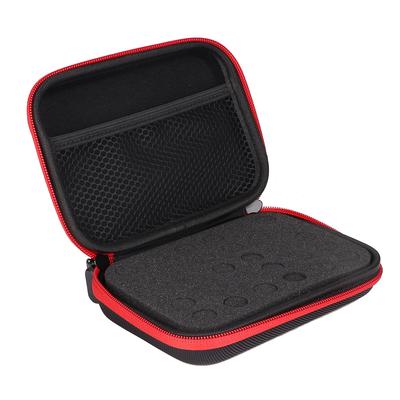Estuche de viaje con 30 botellas de aceites esenciales de 1 a 3 ml, estuche de almacenamiento (rojo)