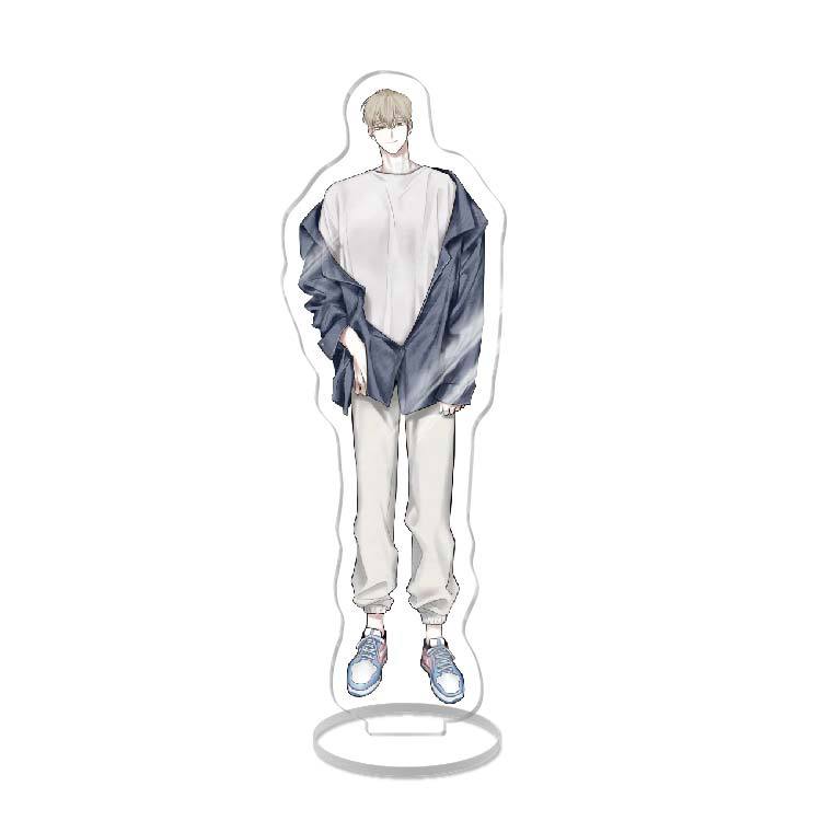 Checkmate Hot Korean Anime Acrylic Stand Model Plate Decoration Originality Desk Figure Display Cartoon BL Boys Gifts Products