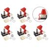 Fuse Base Battery Terminal Fuse Holder Terminal With Cover Ring-shaped Waterproof Fuse 58V 100/150/200/250/300A M8 Terminal