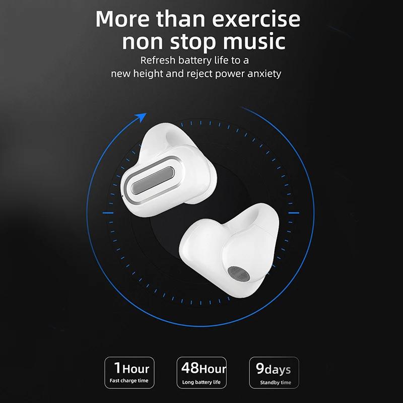 1 sztuka Pojedyncza słuchawka Bluetooth Bezprzewodowa słuchawka gamingowa o dużej mocy Jednostronna Słuchawka na ucho Koncepcja ucha Przewodnictwo kostne