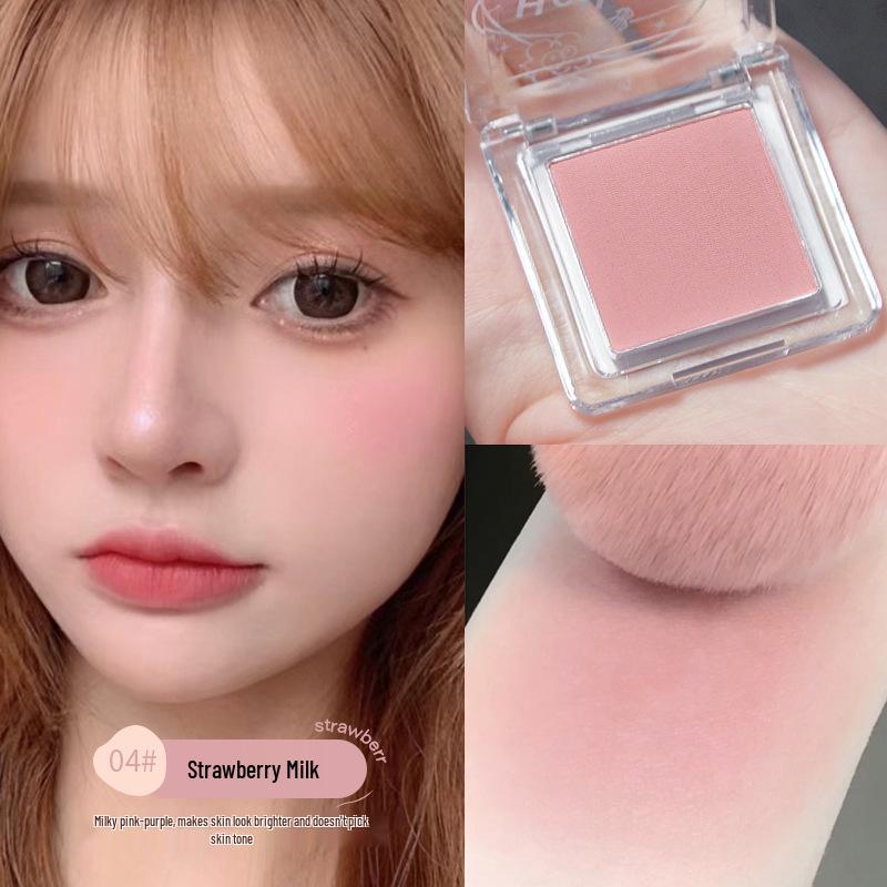 MINSHZEE Mingxi Zhi Natural Matte Blush - Genuine Nude Makeup for Students
