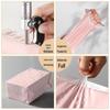 Light Pink Frosted Matte PE Courier Bag - Thick, Waterproof, and Portable for Logistics