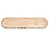 1pc Oval Rectangle Wood Bracelet Design Boards for Beaded Bracelet Necklace Jewelry Making Navajo White 40x10x2cm Inner Diameter: 6mm
