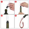For Red Wine Foil Cutter Wine Opener Air Pressure Vacuum Wine Stopper Pin Type Cork Out Tool Wine Pourer 4 Pcs/Set