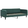 VidaXL Lit de repos vert foncé 100x200 cm velours 354095