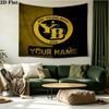 Custom Name BSC Young Boys Printed Tapestry – Wall Hanging for Bedrooms, Dorms, and Home Decor