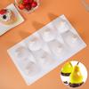 Pear Shaped French Mousse Silicone Baking Mold Food Grade Non Stick Flexible Cake Mold for Pastry Chocolate and Jelly Desserts