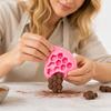 3pc Silicone Mold Set for Cake Baking Soap Making Honeycomb Bee Sunflower Design Flexible Nonstick Molds for Crafting and Baking