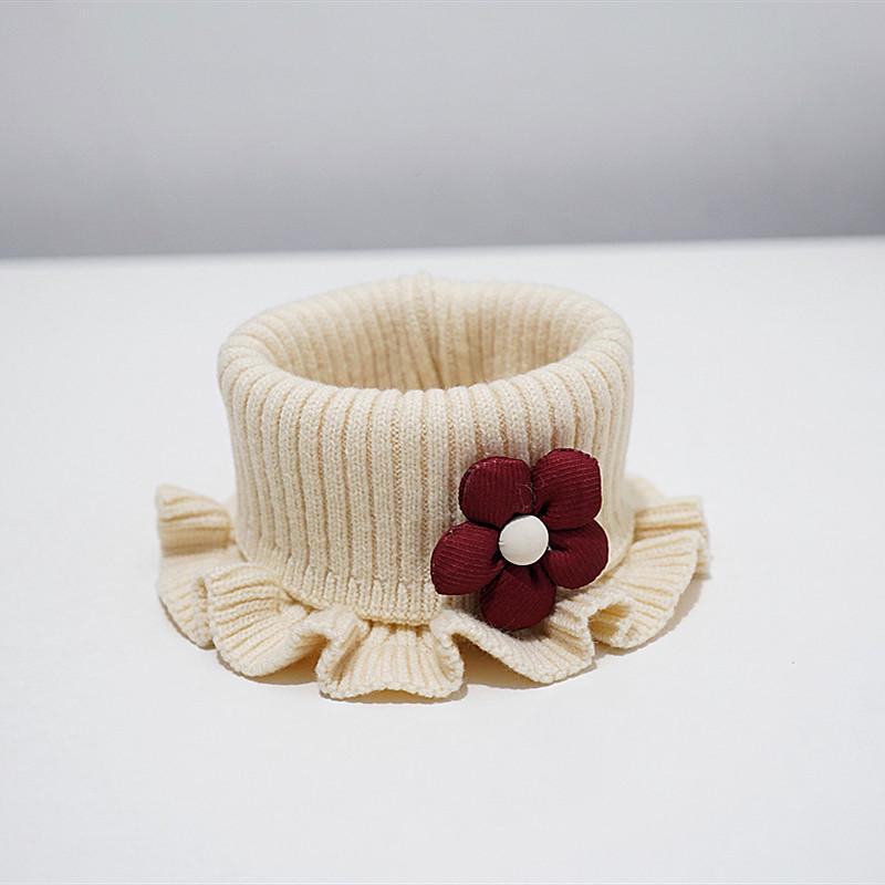 Podzimní zimní pletený dětský nákrčník: Větruvzdorná šála pro dívky a novorozence