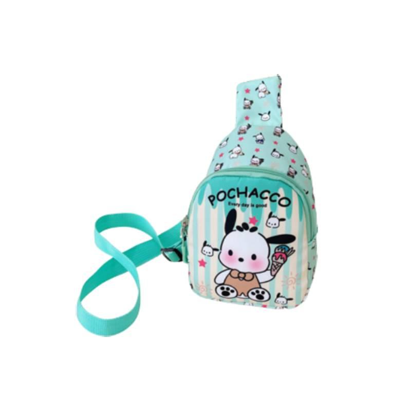 Stylish Cartoon Printed Children's Chest Bag For Casual Outings