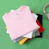 100 Cotton Solid Tshirts Unisexs Short Sleeve Fashion Brand Trend White Black Clothing Tees Unisex Customized Products Summer Tops