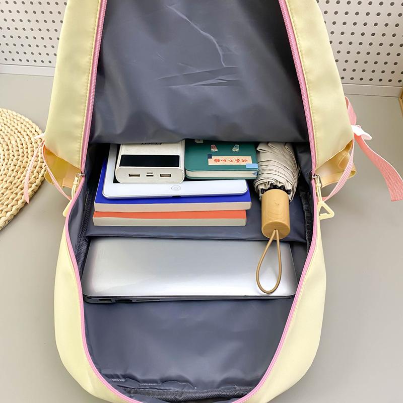 New Schoolbags  Fashionable and Trendy Burden Reduction and Spine Protection Backpack