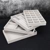 Velvet Jewelry Box Tray Storage Jewellery Holder For Ring Earrings Necklace Bracelet Display Box For Jewelry Classification Box