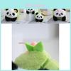 Entzückender Panda Plüsch Rucksack Schlüsselanhänger Spielzeug Weiche Flauschige Puppe Süßes Accessoire Für Kinder
