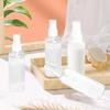 WTEMPO Botellas de Spray Mini Transparentes Festivas Navideñas Botellas Decorativas para el Hogar Kit Botellas de Spray de Viaje Plástico Transparente Vacío Reutilizable