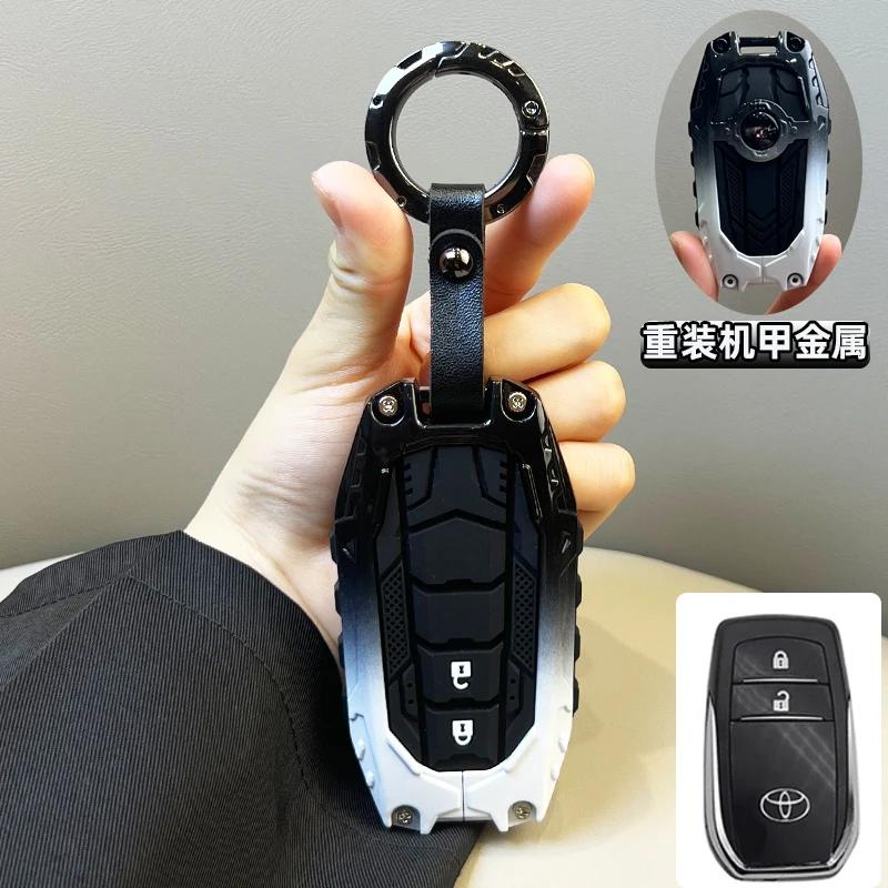 bsqrw5 Car Remote Key Case Cover for Toyota GR RAV4 Crown Hilux Fortuner Corolla SE 2023 Camry Yaris Land Cruiser Prado Venza Accessory