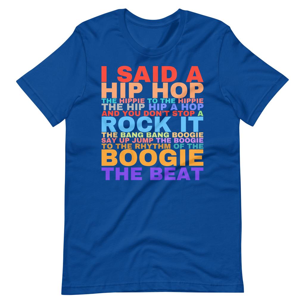 2025 Summer Rapper's Fun T-shirt, Old-school Hip-hop Pure Cotton Printed T-shirt, Men's and Women's Street Fashion Short Sleeves
