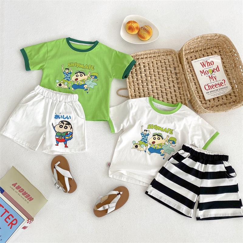 Zhili Summer Kids' Color Block Casual Wear: Comfortable, High-Quality, Printed Design for Children