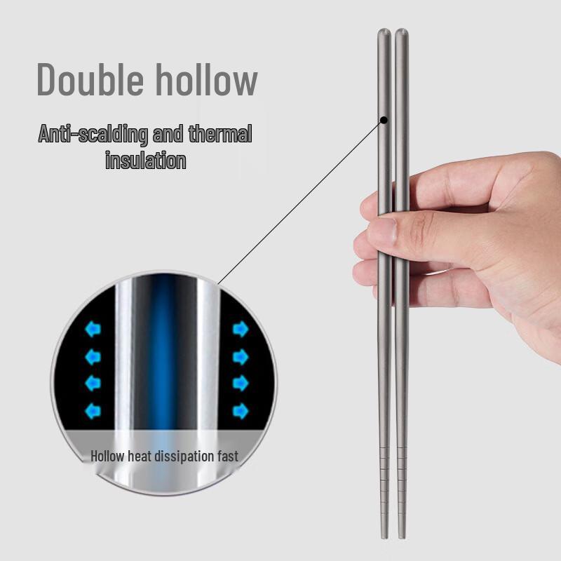 Yoshida Craftsman Anti-slip Titanium Alloy Chopsticks