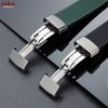 16mm 18mm 20mm Stainless Steel Watch Buckle Double Click Butterfly Watch Clasp Replacement Folding Buckle for Rubber Watch Strap