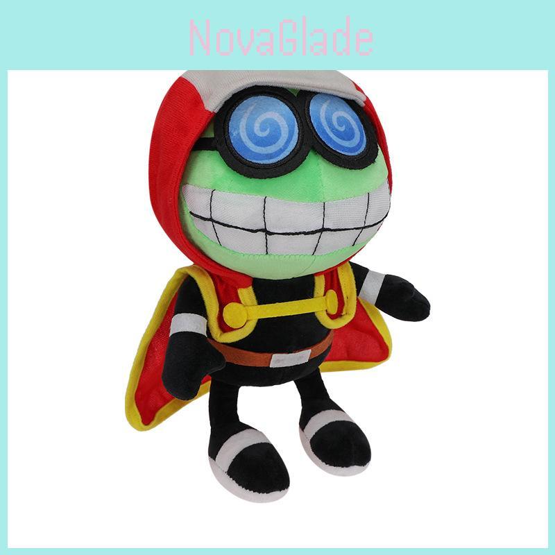 Mario Plüschtier mit Umhang Lustige und entzückende Stoffpuppe mit Brille