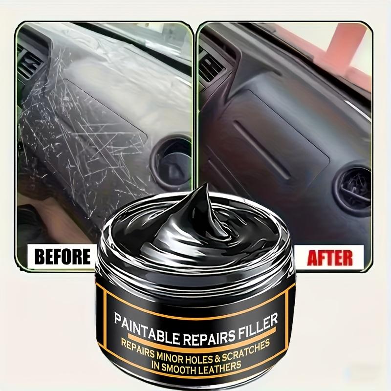 Car Scratch Repair Wax & Trim Restorer – Nano Crystal Tech for High Gloss, Plastic & Tire Protectant, Yellowing Removal