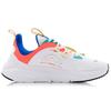 Li Ning Spark Mesh Slip Resistant Abrasion Resistant Low Top Sports Casual Shoes Women's White Orange Blue AGLQ066-3