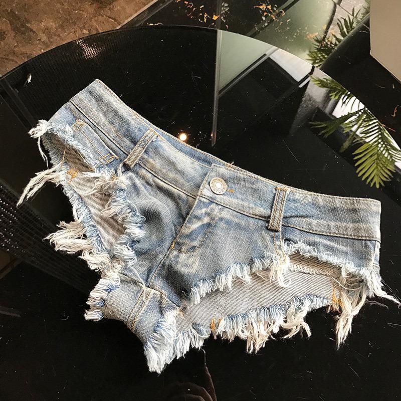 Meileya Estate Sexy Pantaloncini di Jeans Super Corti da Donna per Nightclub